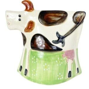 Udderly fabulous Cow decor hand decorated Portugal
